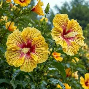 Гибискус Свит Соната купить по цене от 249р. в интернет-магазине «Посадика» с доставкой почтой в в Лермонтове и по всей России – [изображение №1].