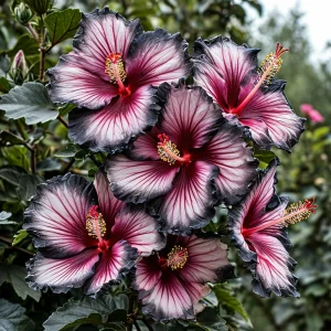 Гибискус садовый Самер Бридж купить по цене от 306р. в интернет-магазине «Посадика» с доставкой почтой в в Лермонтове и по всей России – [изображение №1].